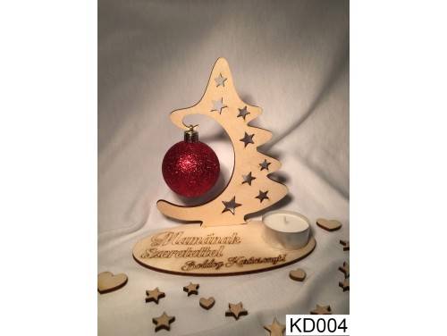 (KD004) Karácsonyi Asztali Dekorációk 15 cm x 15 cm - Mamának – Karácsonyi ajándékok